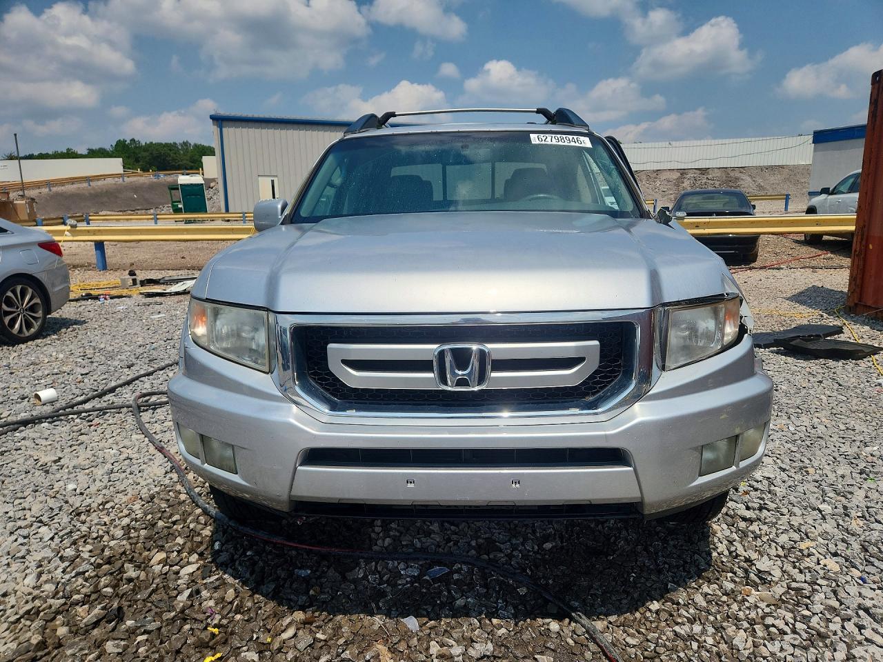 2011 Honda Ridgeline Rtl Silver vin: 5FPYK1F50BB007273