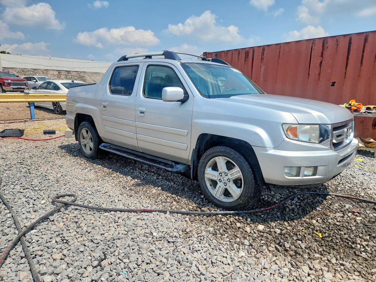 2011 Honda Ridgeline Rtl Silver vin: 5FPYK1F50BB007273