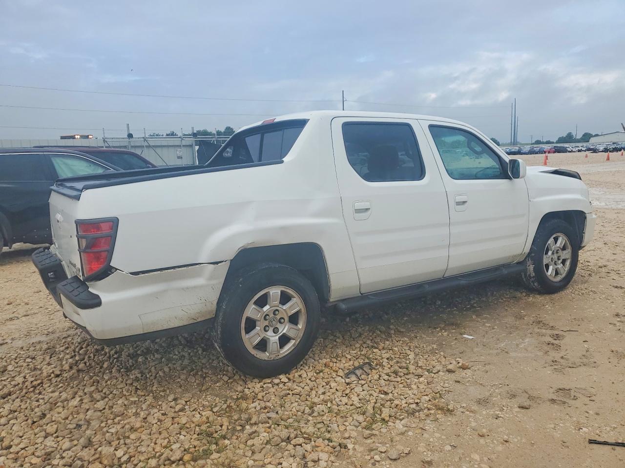2012 Honda Ridgeline Rtl White vin: 5FPYK1F50CB452792