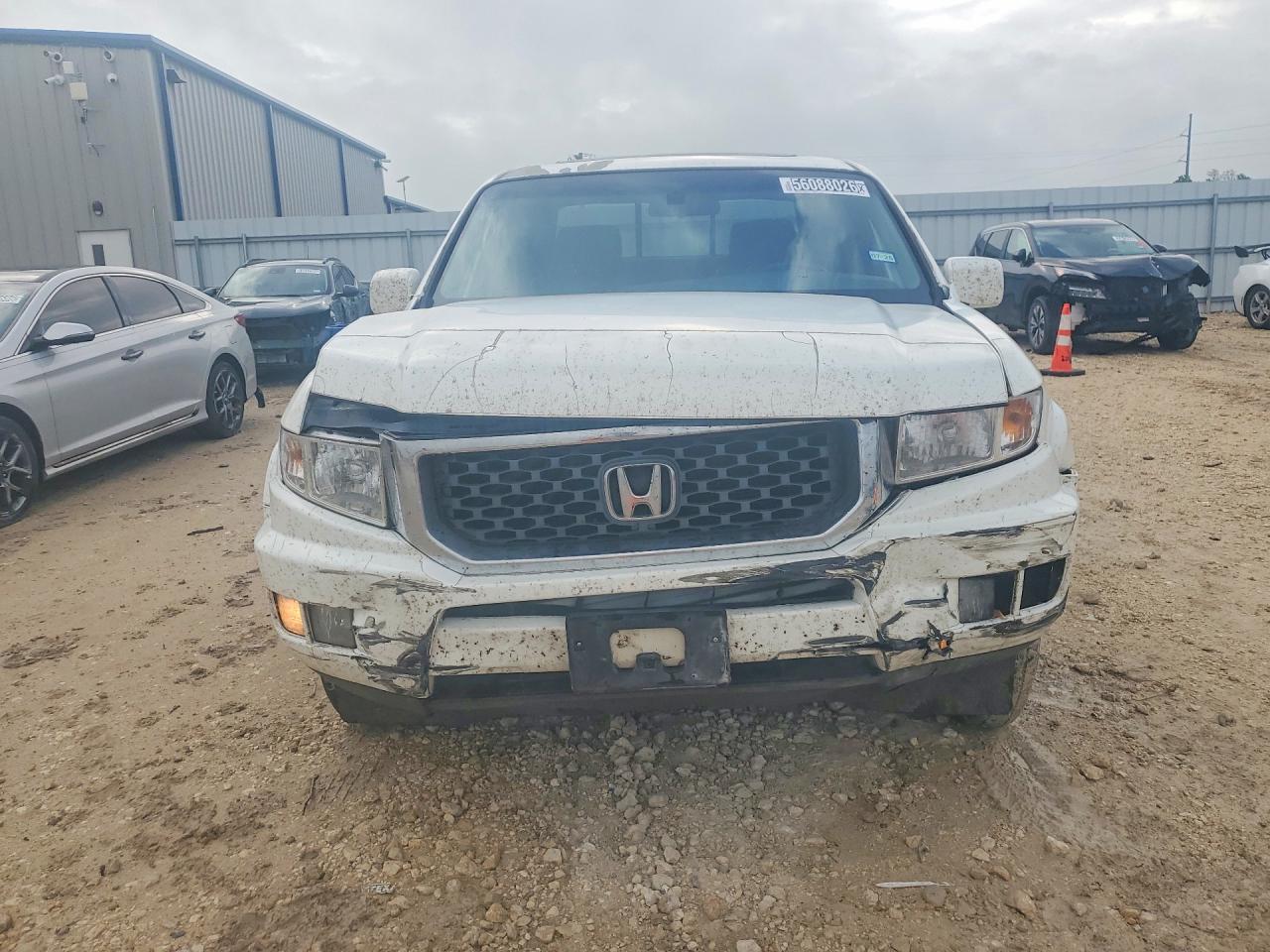 2012 Honda Ridgeline Rtl White vin: 5FPYK1F50CB452792
