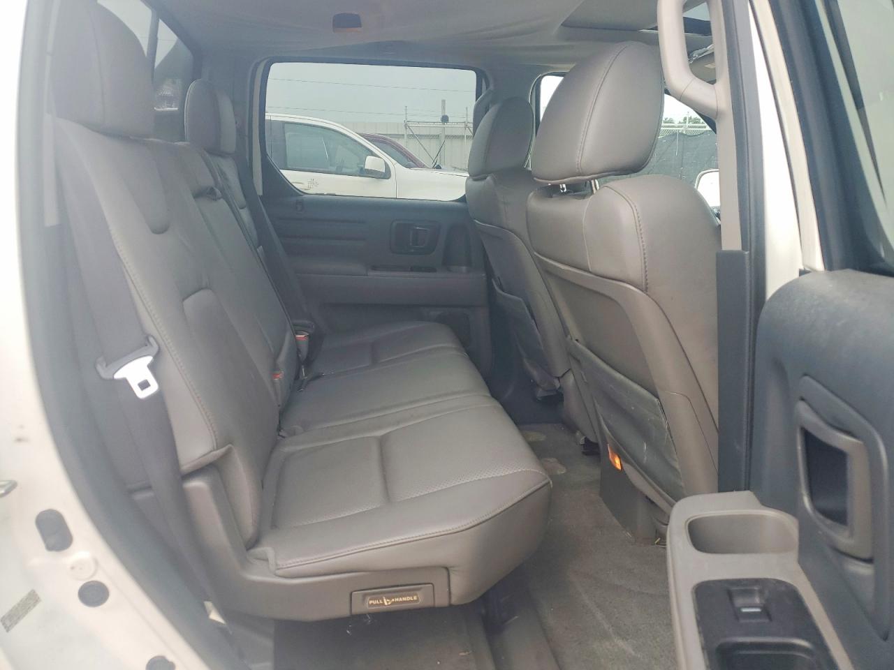 2012 Honda Ridgeline Rtl White vin: 5FPYK1F50CB452792