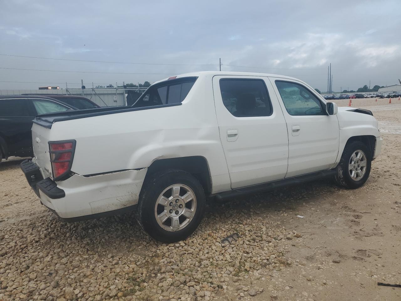 2012 Honda Ridgeline Rtl White vin: 5FPYK1F50CB452792 Damage: Right Bed Side, Severe Damage, Replacement Required
