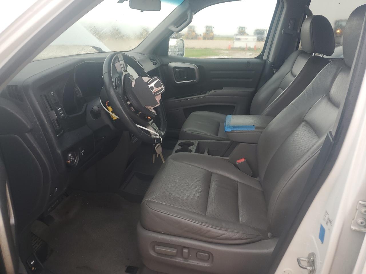 2012 Honda Ridgeline Rtl White vin: 5FPYK1F50CB452792 Damage: Airbag - Front Left, Deployed, Replacement Required