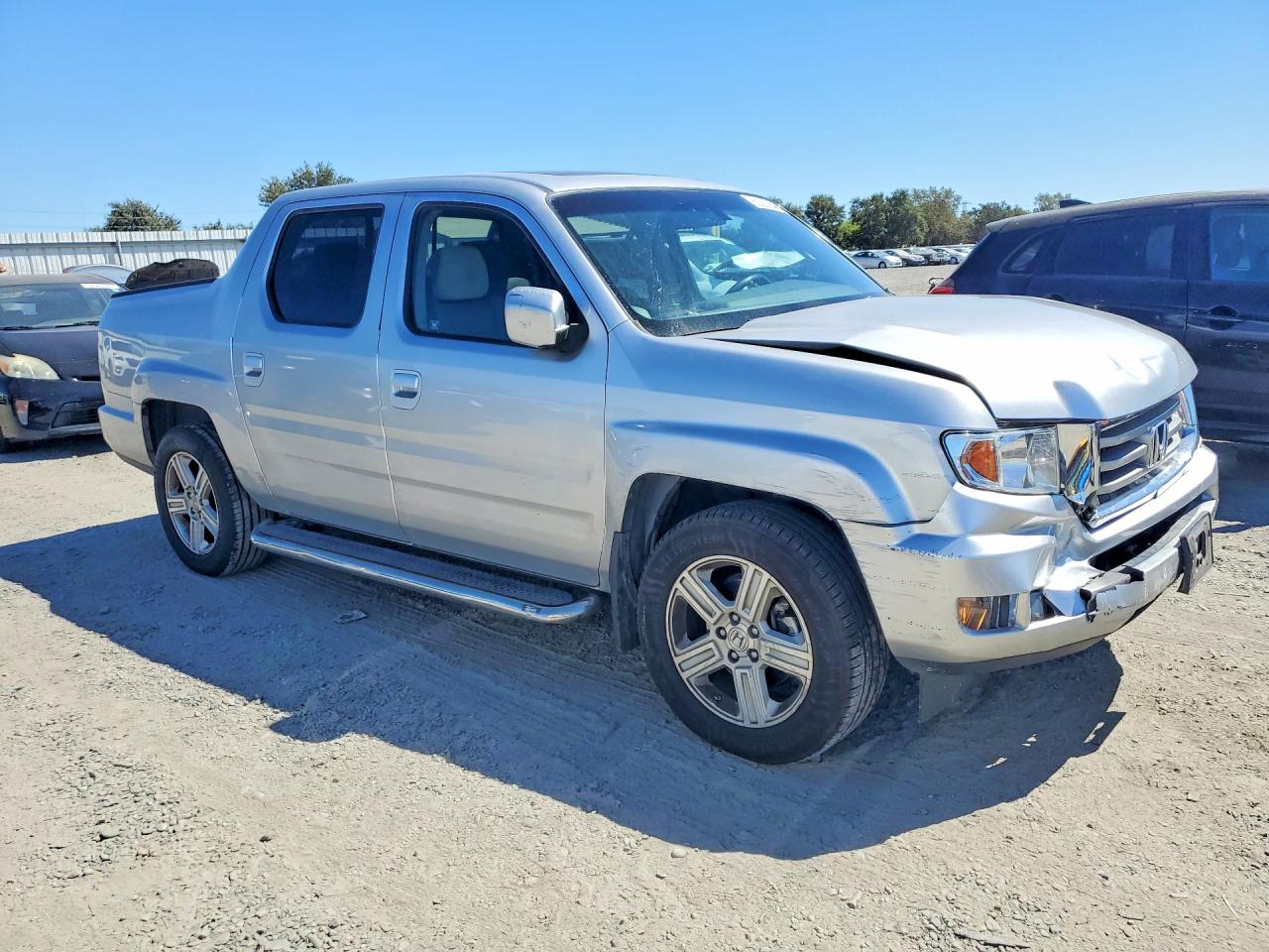 2012 Honda Ridgeline Rtl Серебряный vin: 5FPYK1F50CB454574