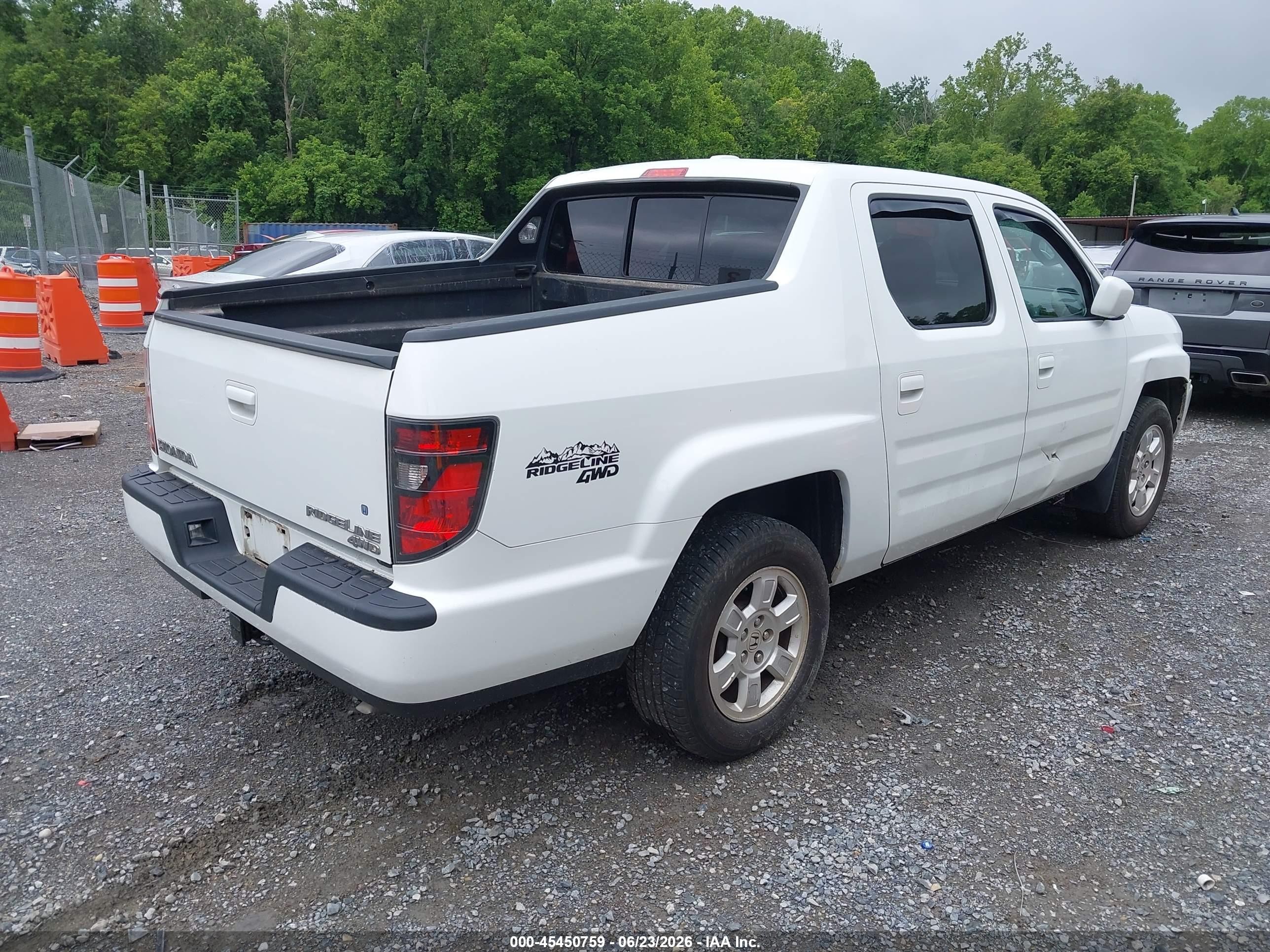 2012 Honda Ridgeline Rtl Белый vin: 5FPYK1F50CB456809