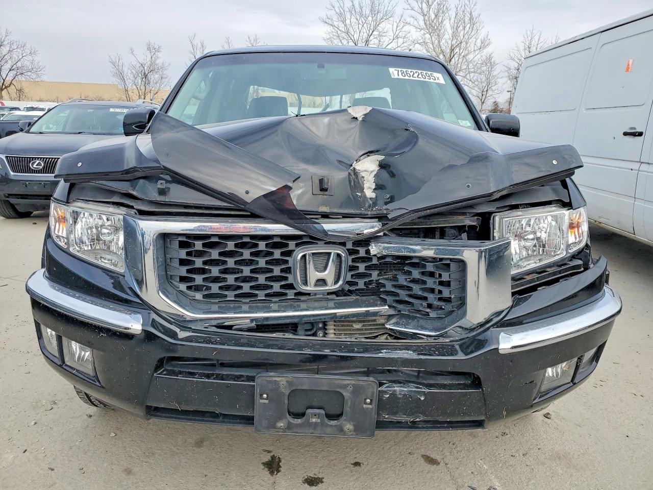 2012 Honda Ridgeline Rtl Black vin: 5FPYK1F50CB459810