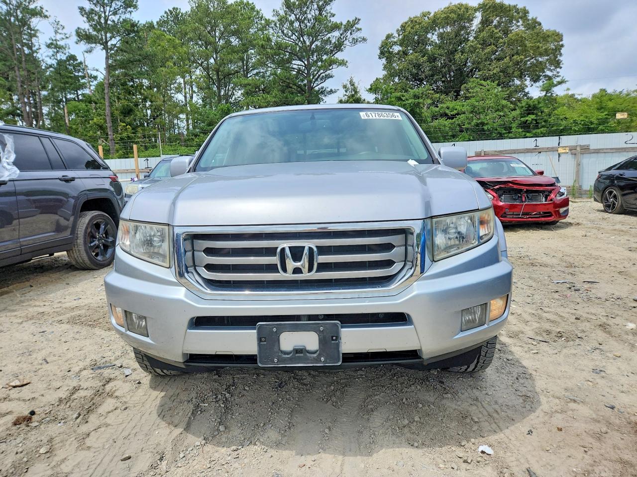 2013 Honda Ridgeline Rtl Silver vin: 5FPYK1F50DB006191