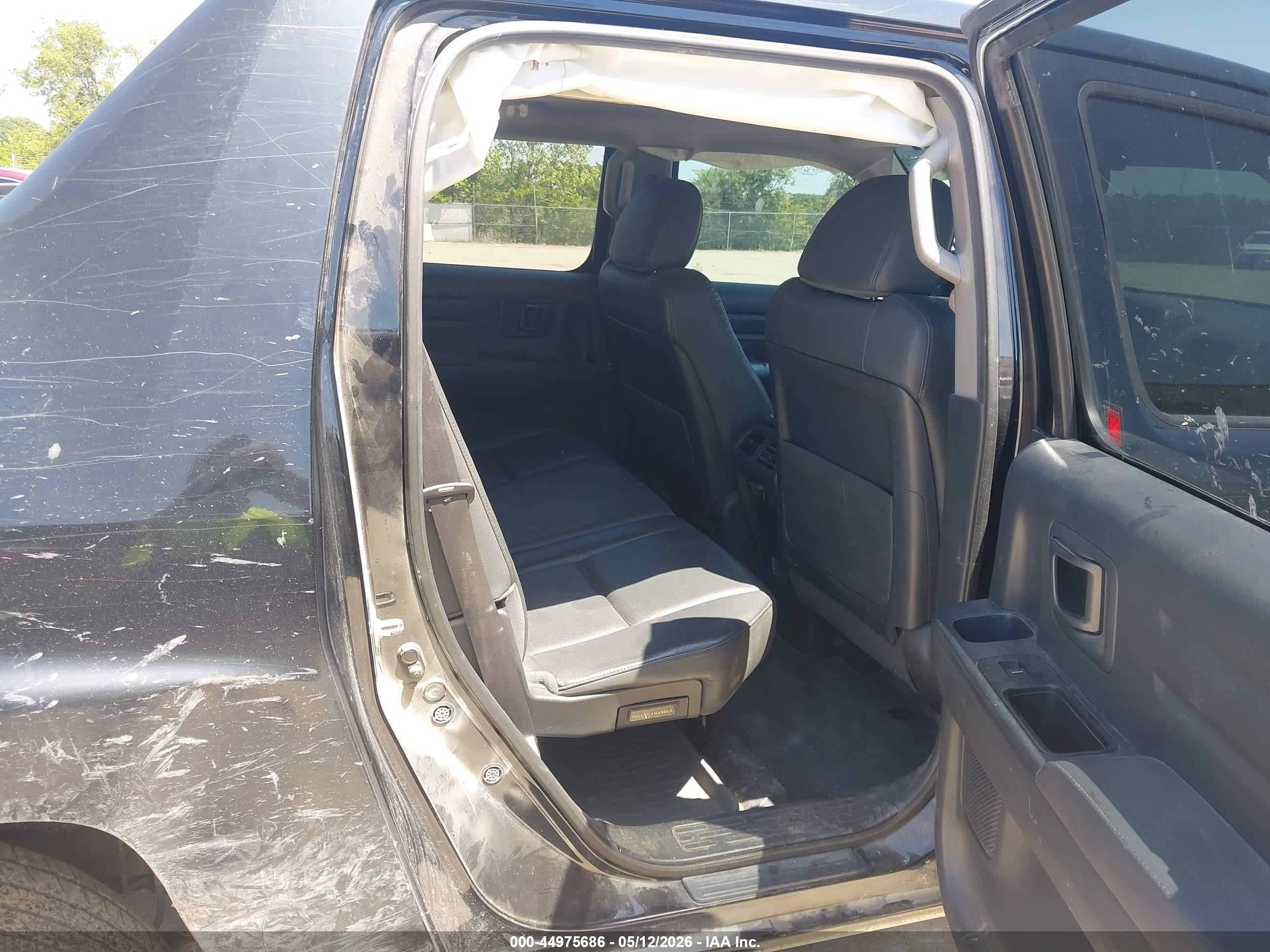 2013 Honda Ridgeline Rtl Black vin: 5FPYK1F50DB008846