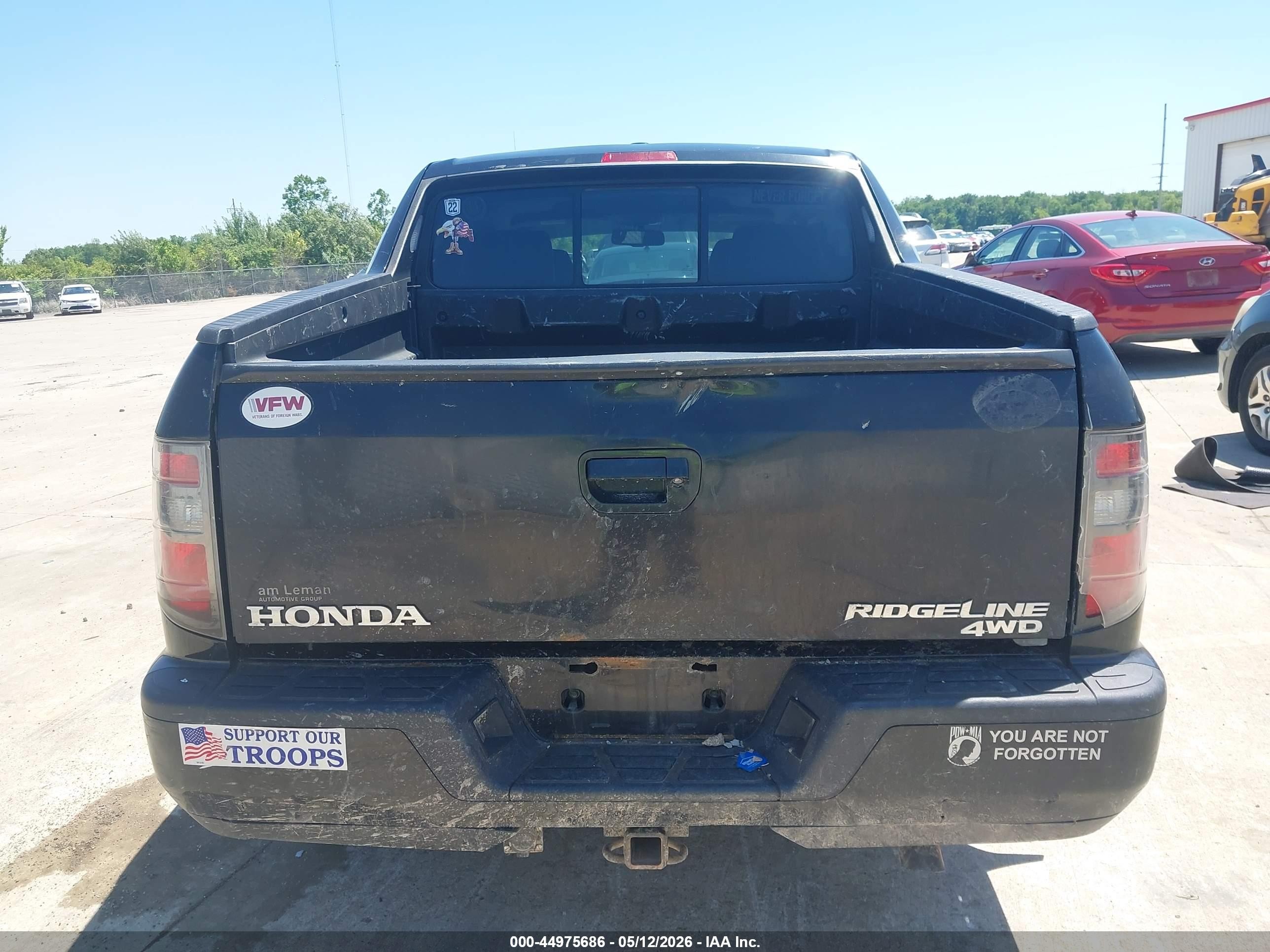 2013 Honda Ridgeline Rtl Black vin: 5FPYK1F50DB008846