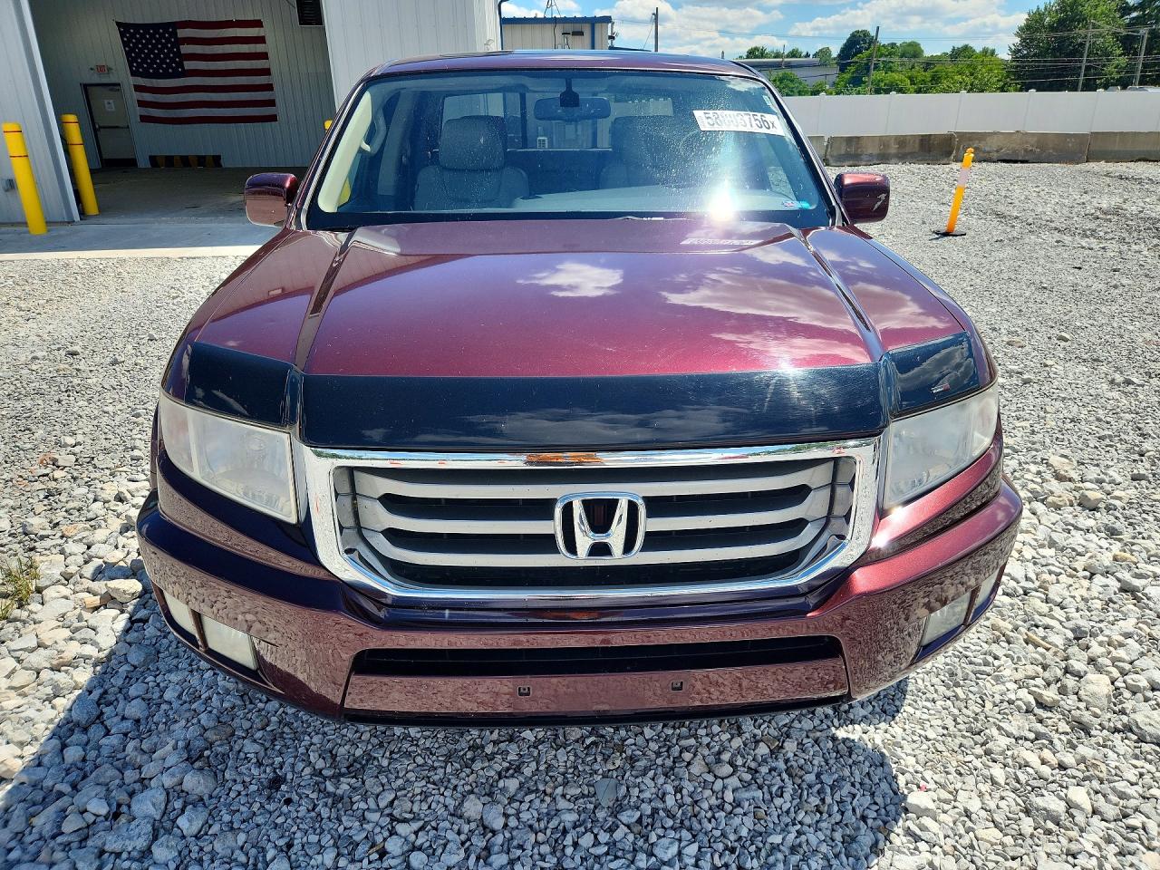 2013 Honda Ridgeline Rtl Maroon vin: 5FPYK1F50DB014243