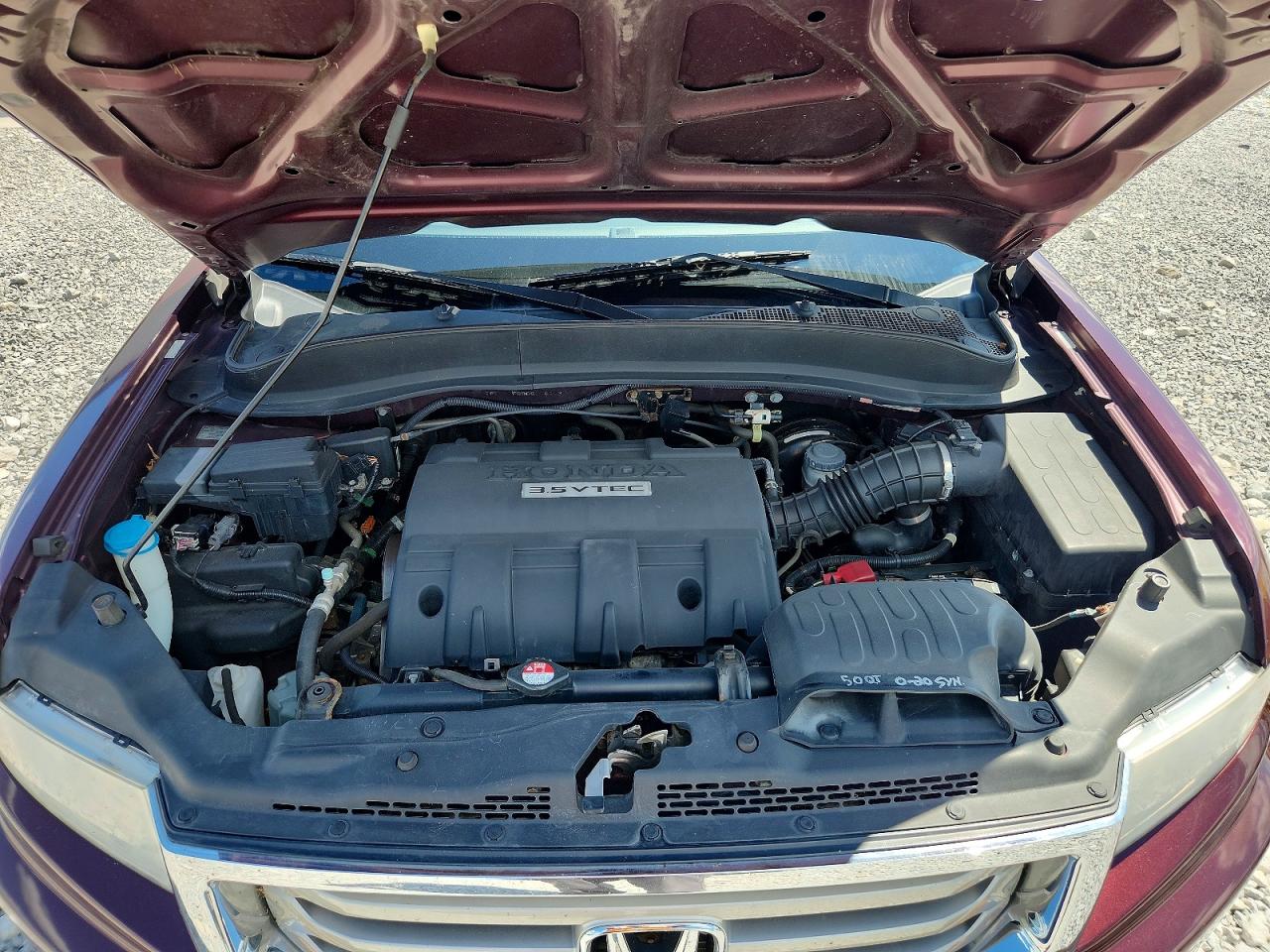 2013 Honda Ridgeline Rtl Maroon vin: 5FPYK1F50DB014243