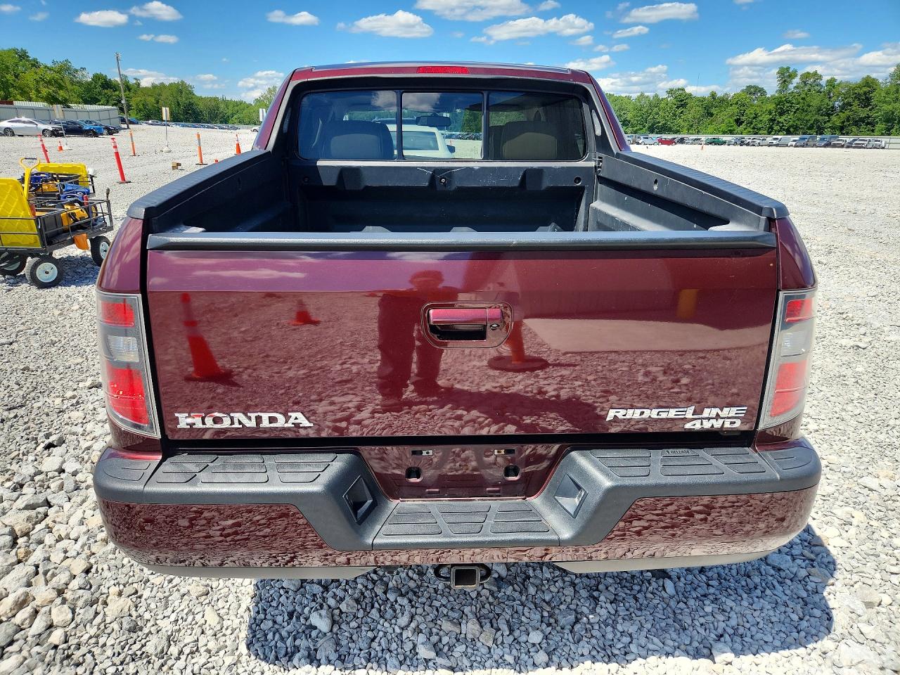 2013 Honda Ridgeline Rtl Maroon vin: 5FPYK1F50DB014243