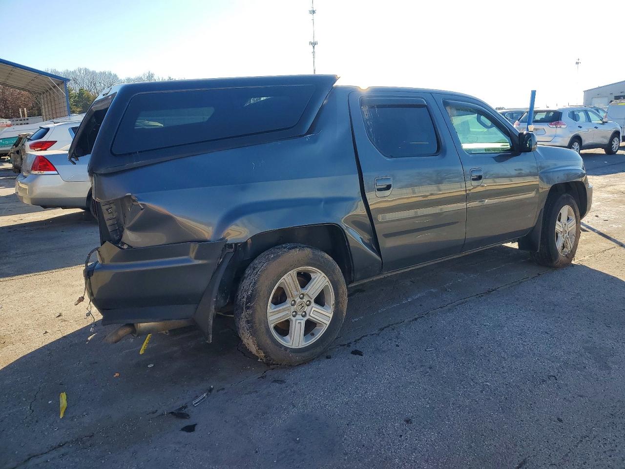 2013 Honda Ridgeline Rtl Charcoal vin: 5FPYK1F50DB015781