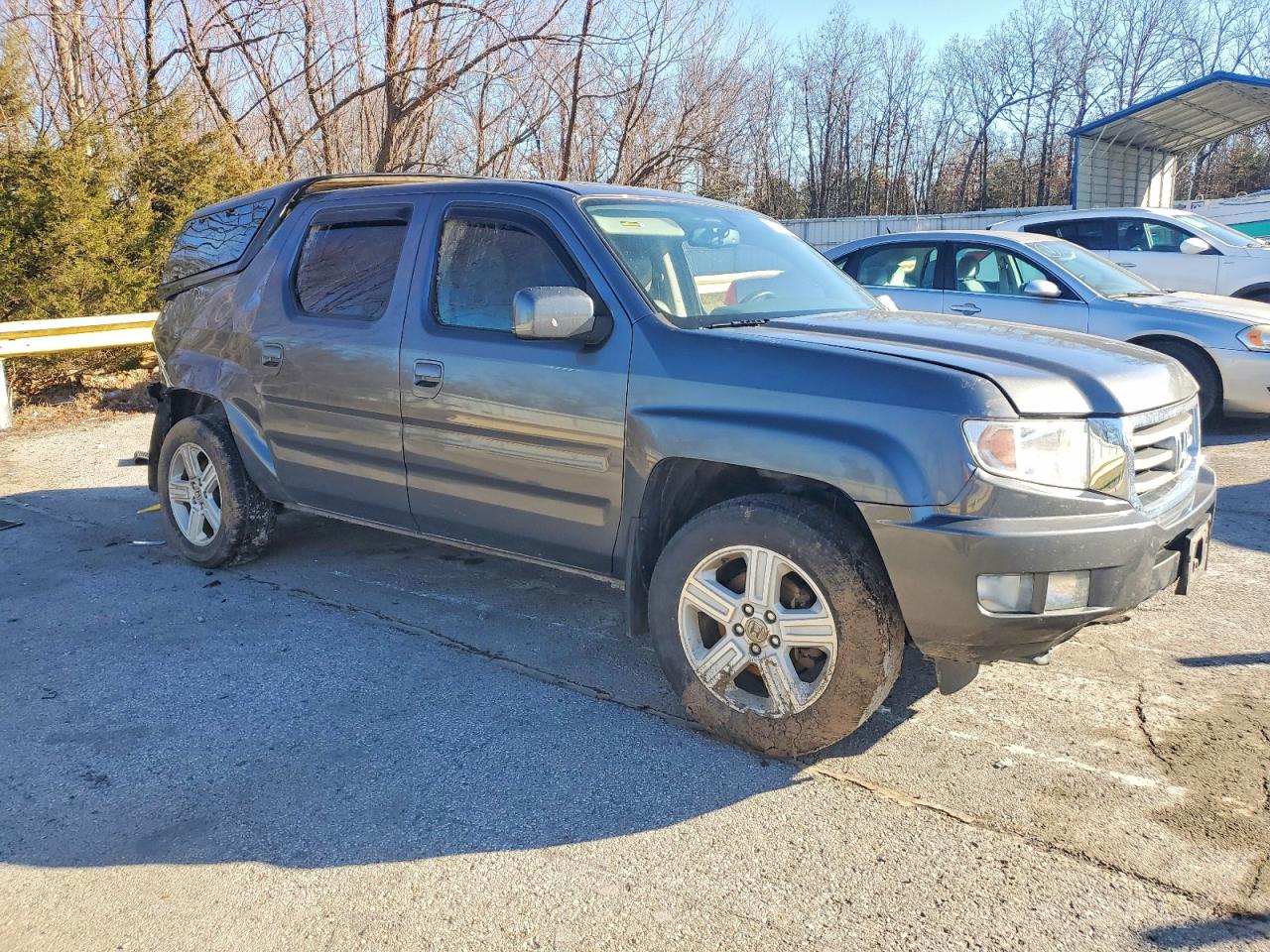 2013 Honda Ridgeline Rtl Charcoal vin: 5FPYK1F50DB015781