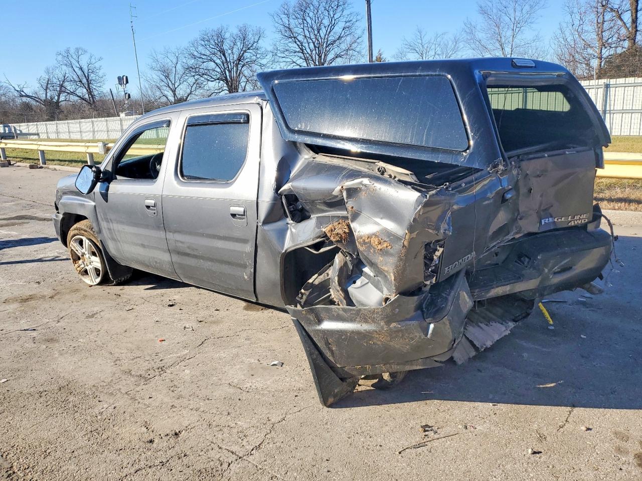 2013 Honda Ridgeline Rtl Charcoal vin: 5FPYK1F50DB015781