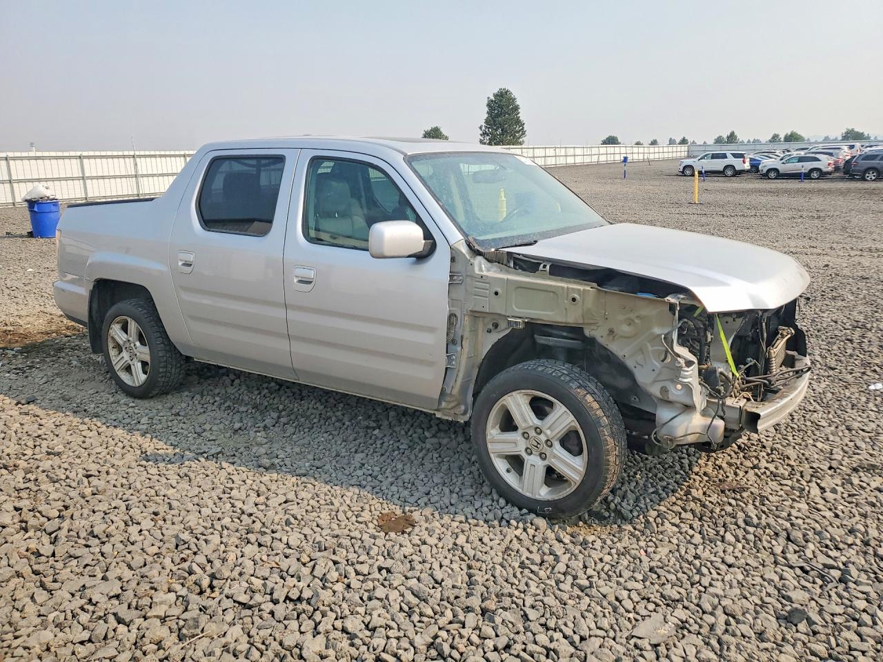 2013 Honda Ridgeline Rtl Silver vin: 5FPYK1F50DB019054