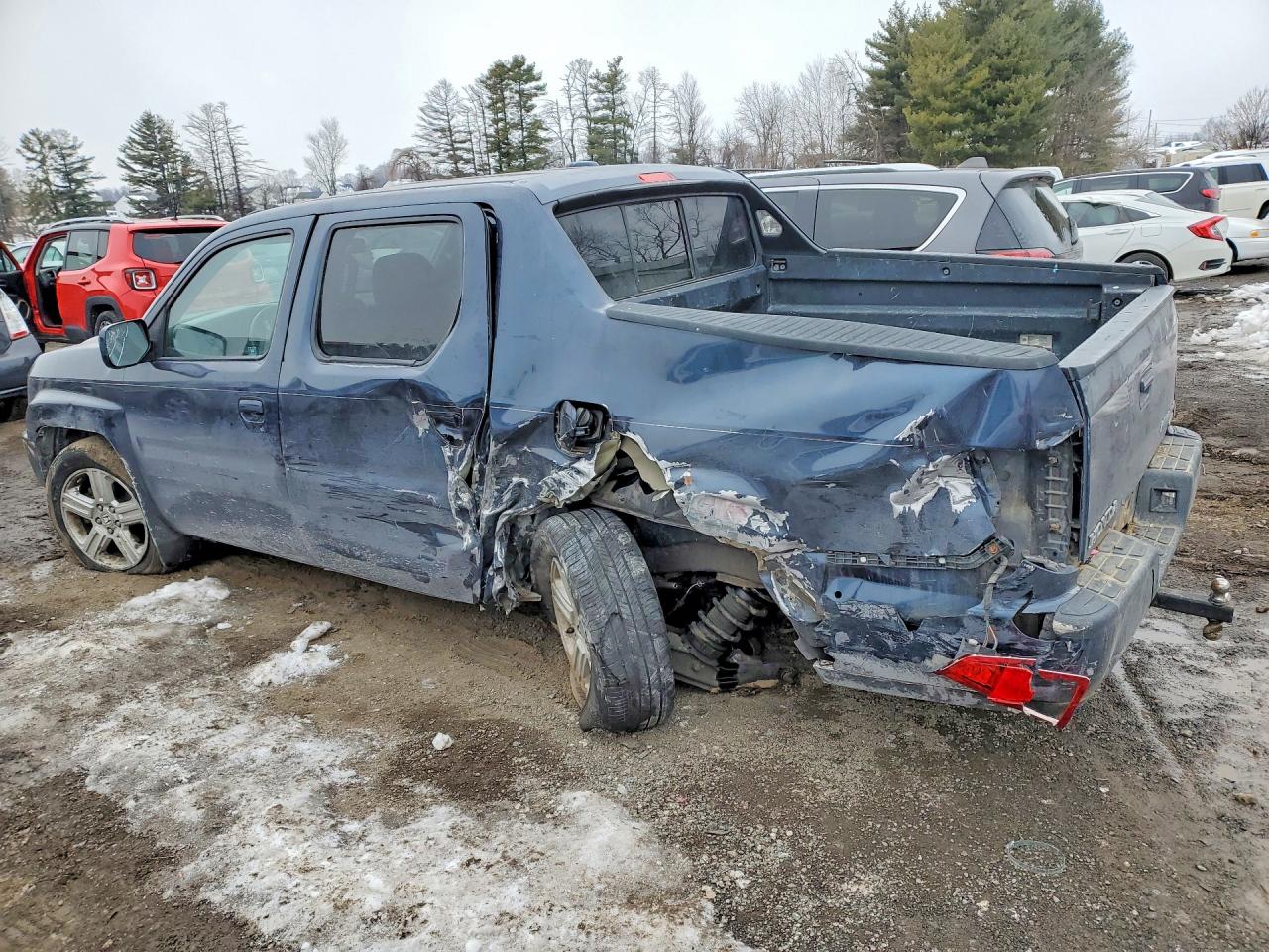 2010 Honda Ridgeline Rtl Blue vin: 5FPYK1F51AB001755