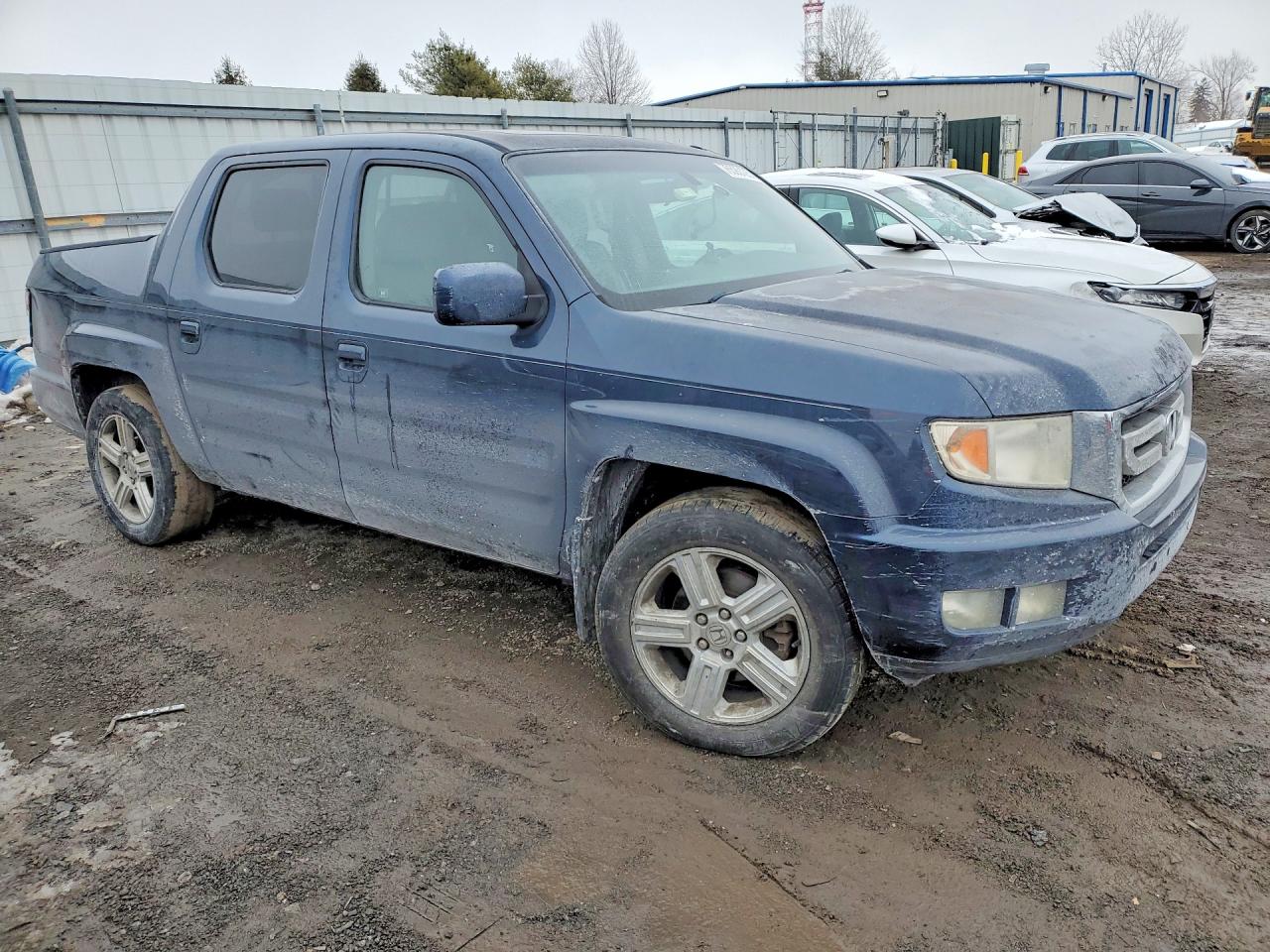 2010 Honda Ridgeline Rtl Blue vin: 5FPYK1F51AB001755