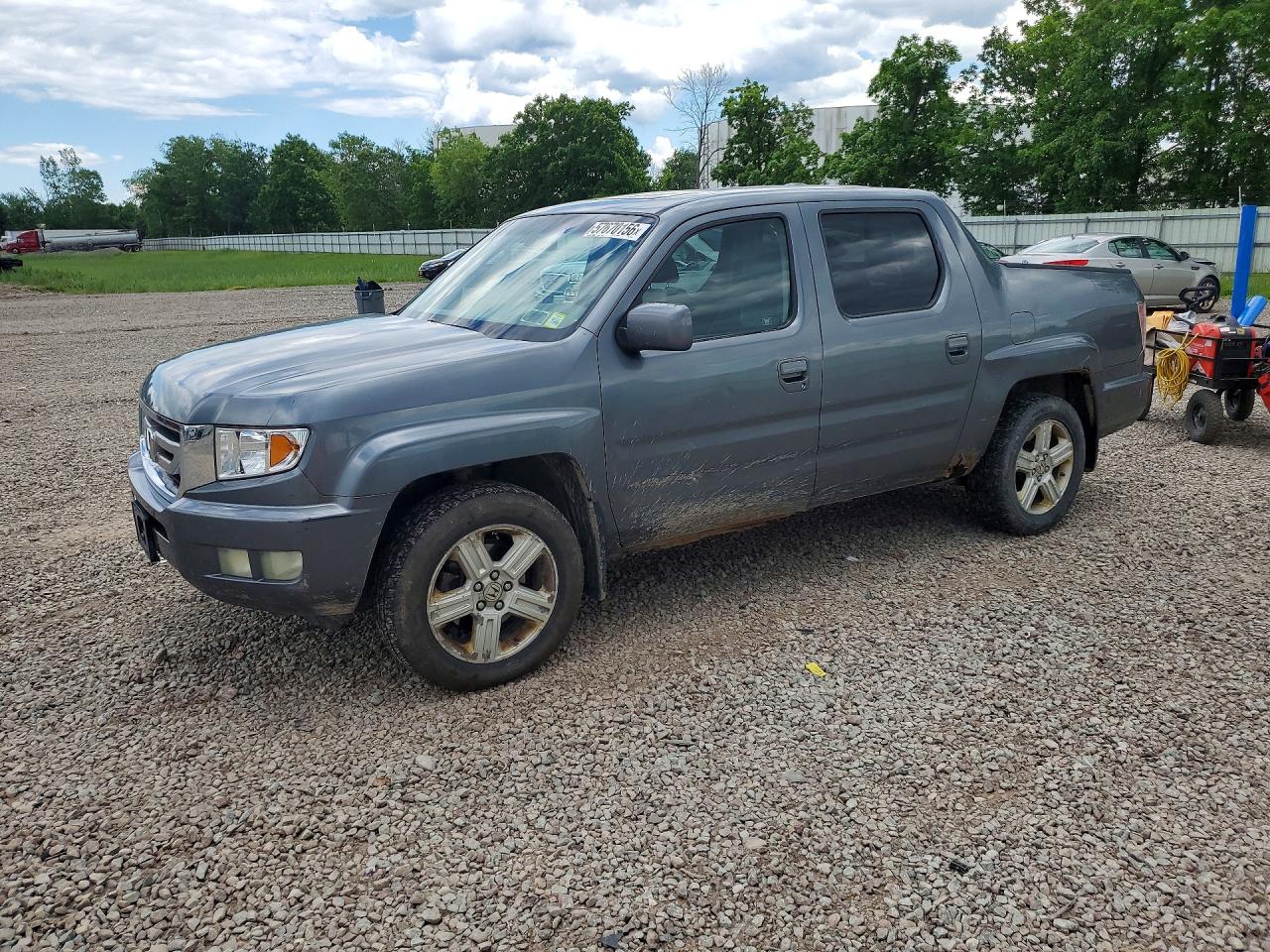 2010 Honda Ridgeline Rtl Серый vin: 5FPYK1F51AB004820