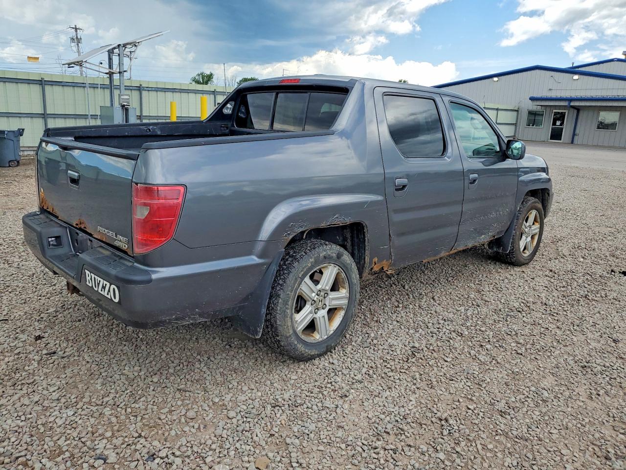 2010 Honda Ridgeline Rtl Gray vin: 5FPYK1F51AB004820