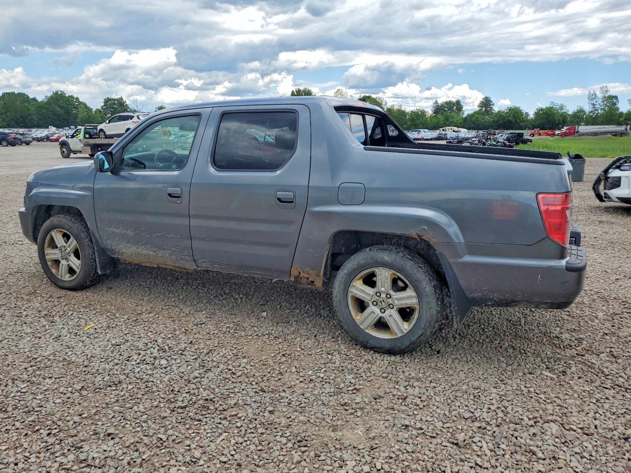 2010 Honda Ridgeline Rtl Gray vin: 5FPYK1F51AB004820