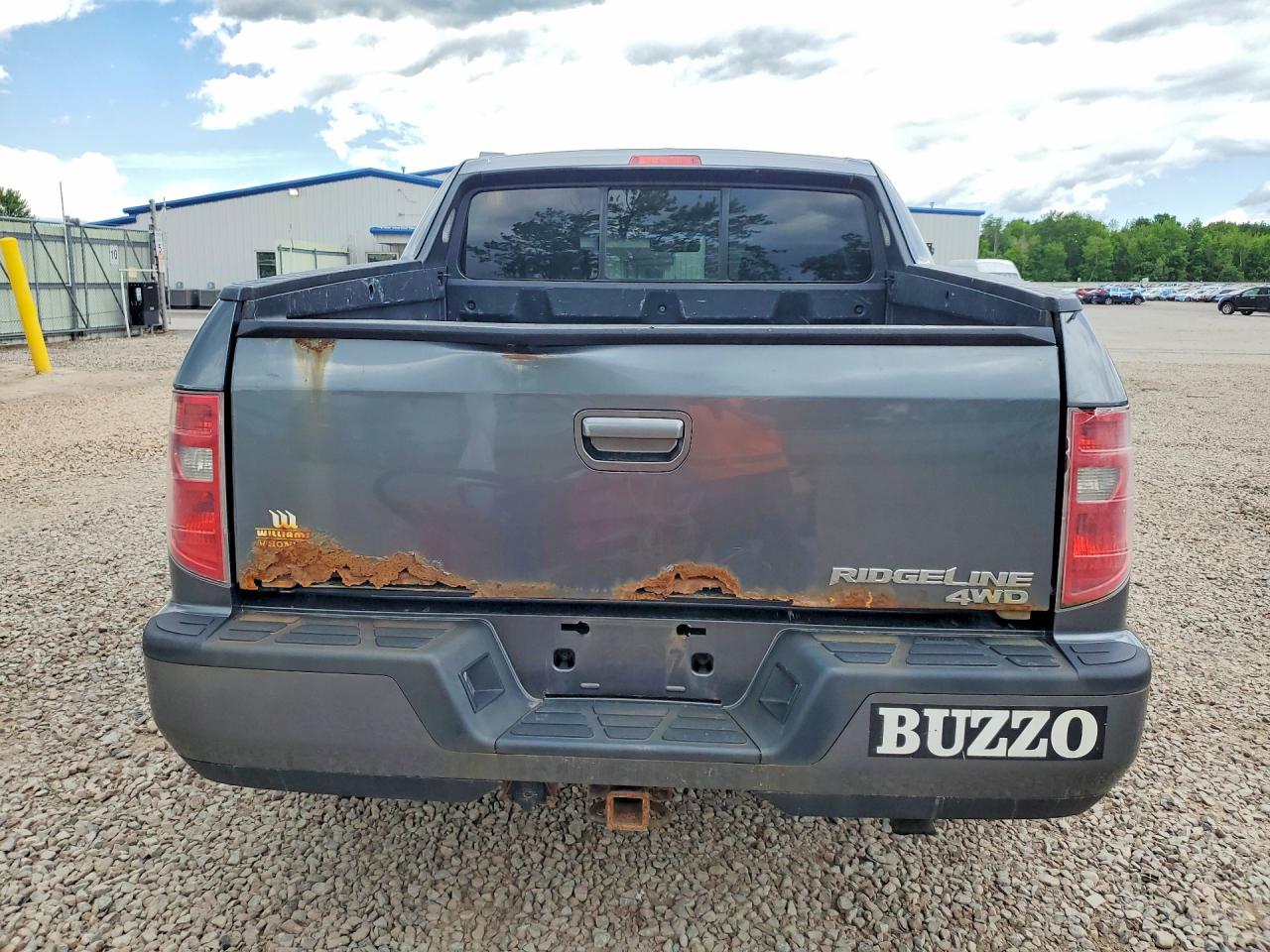 2010 Honda Ridgeline Rtl Gray vin: 5FPYK1F51AB004820