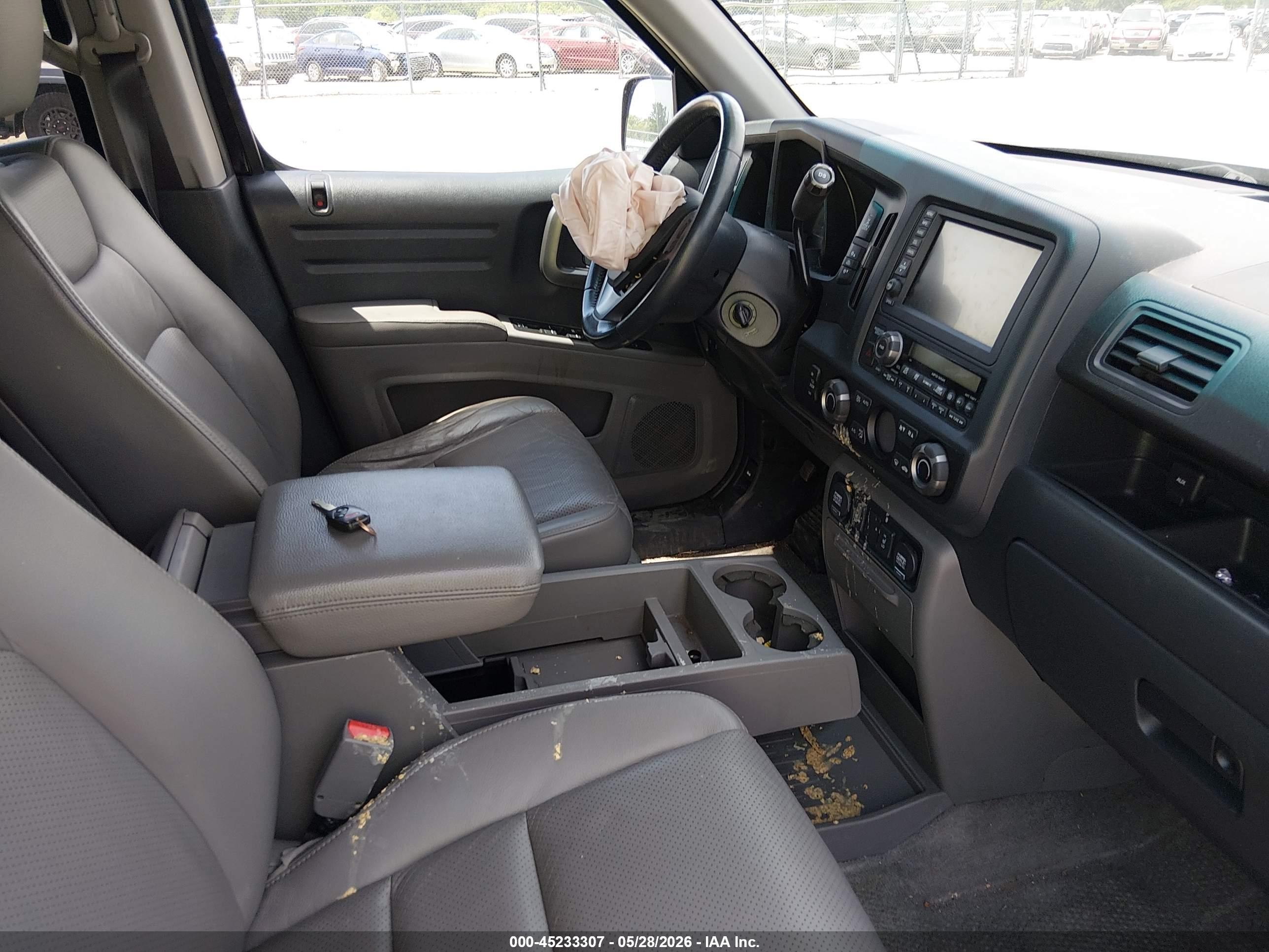 2011 Honda Ridgeline Rtl Black vin: 5FPYK1F51BB005371
