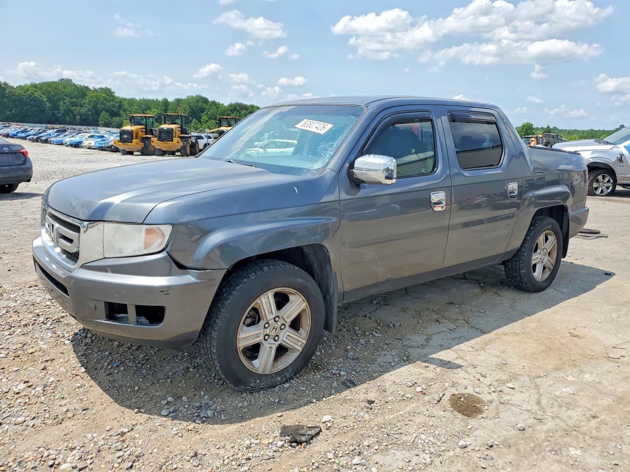 2011 Honda Ridgeline Rtl Gray vin: 5FPYK1F51BB009324