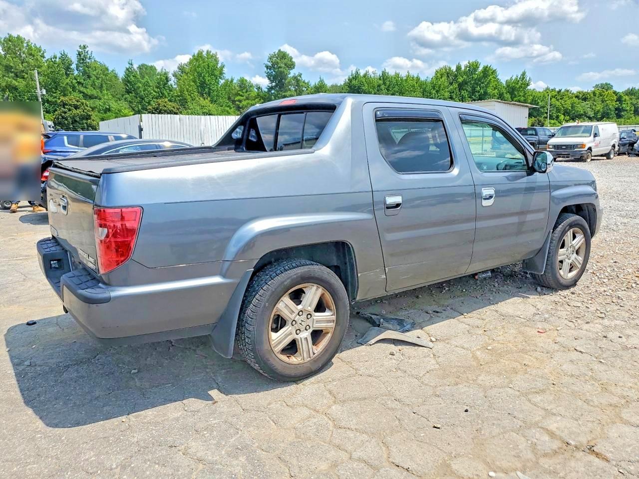 2011 Honda Ridgeline Rtl Gray vin: 5FPYK1F51BB009324