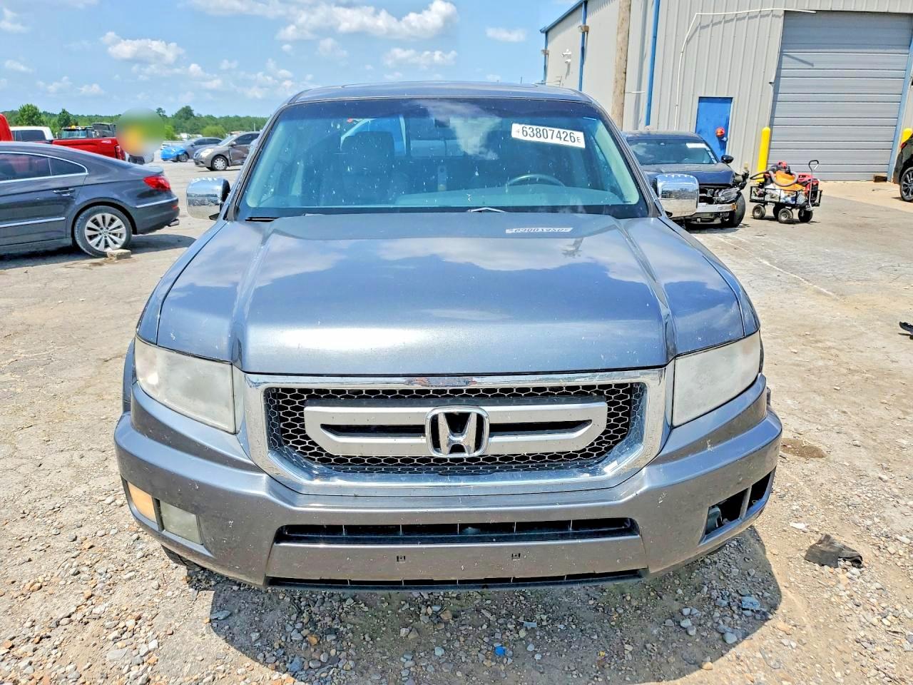 2011 Honda Ridgeline Rtl Gray vin: 5FPYK1F51BB009324