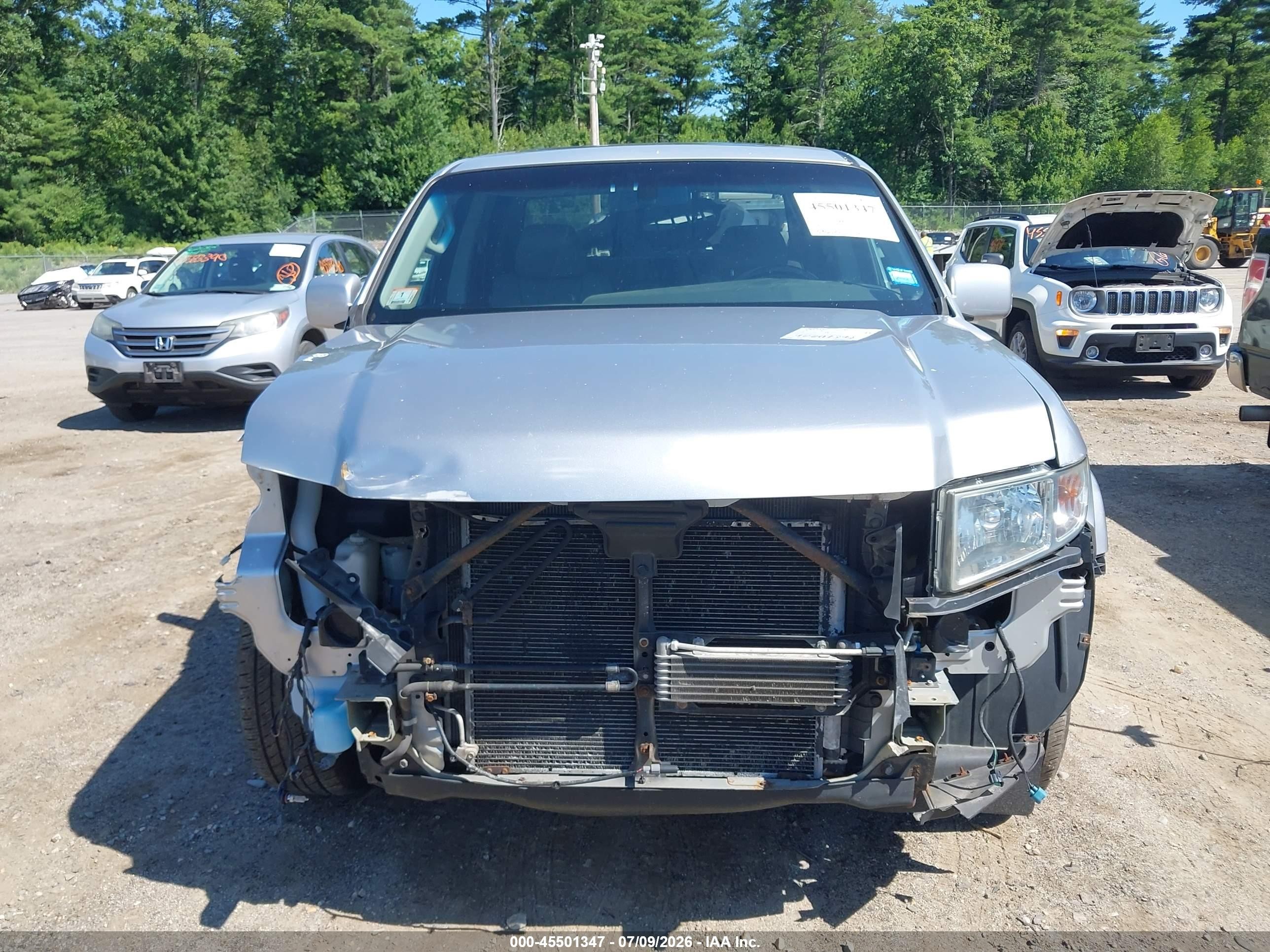 2012 Honda Ridgeline Rtl Silver vin: 5FPYK1F51CB452218