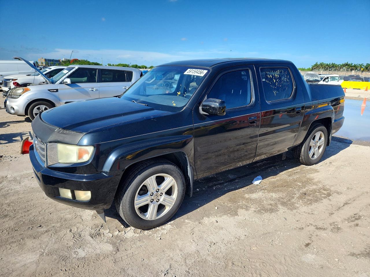 2012 Honda Ridgeline Rtl Black vin: 5FPYK1F51CB453787