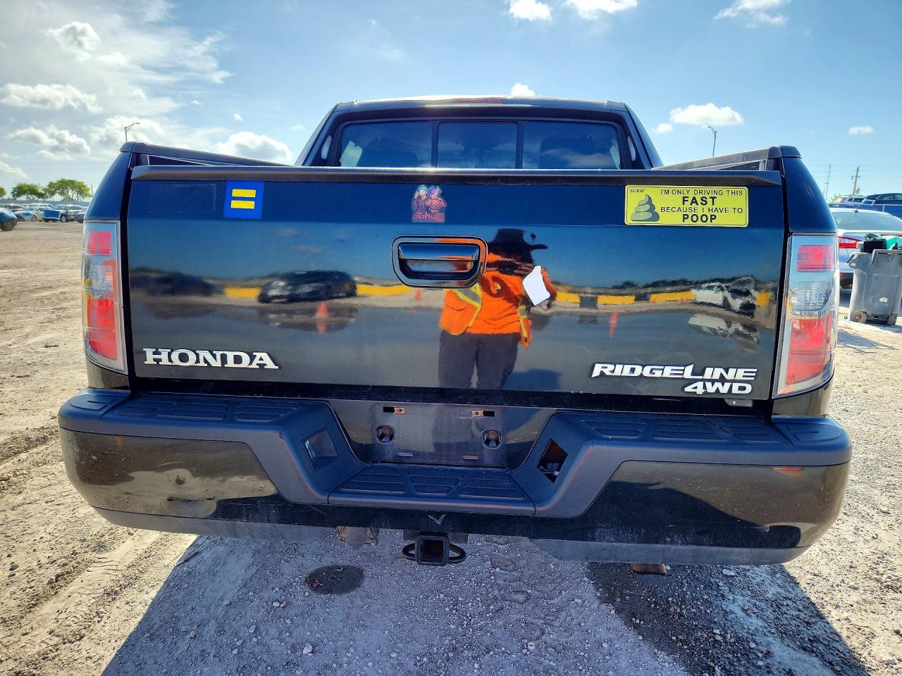 2012 Honda Ridgeline Rtl Black vin: 5FPYK1F51CB453787