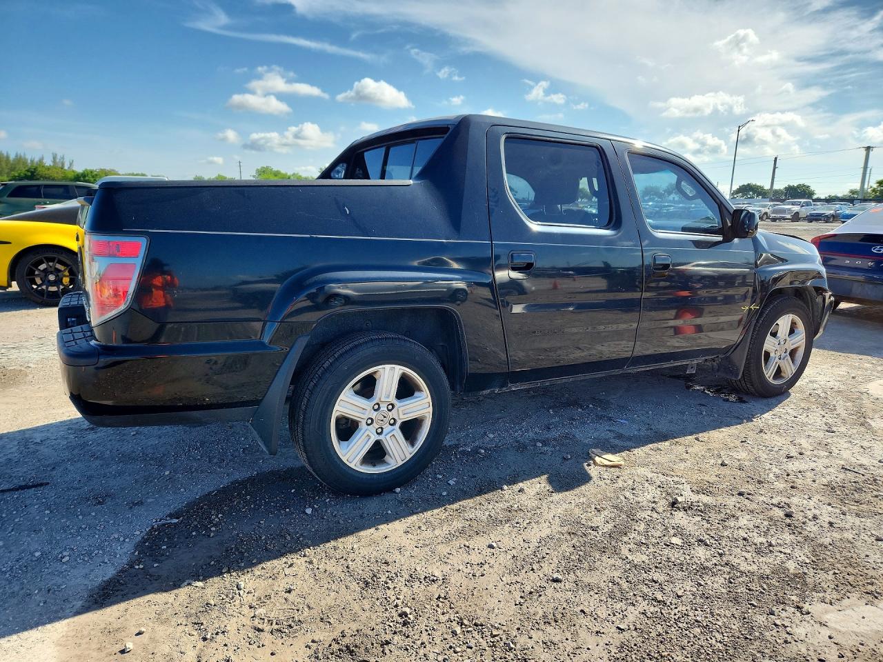 2012 Honda Ridgeline Rtl Black vin: 5FPYK1F51CB453787