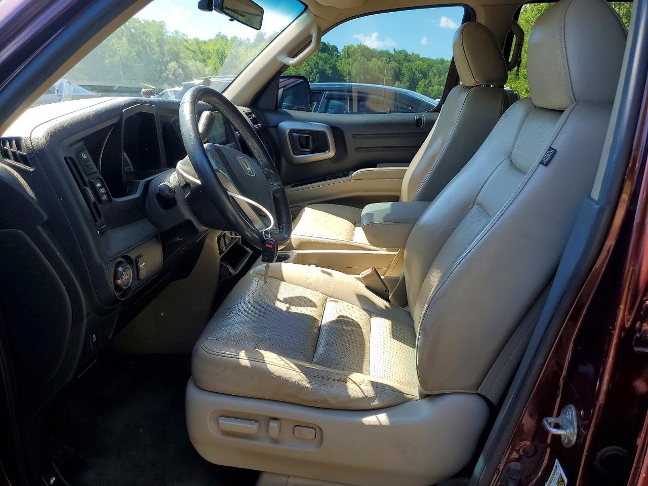 2012 Honda Ridgeline Rtl Темно-бордовый vin: 5FPYK1F51CB457239