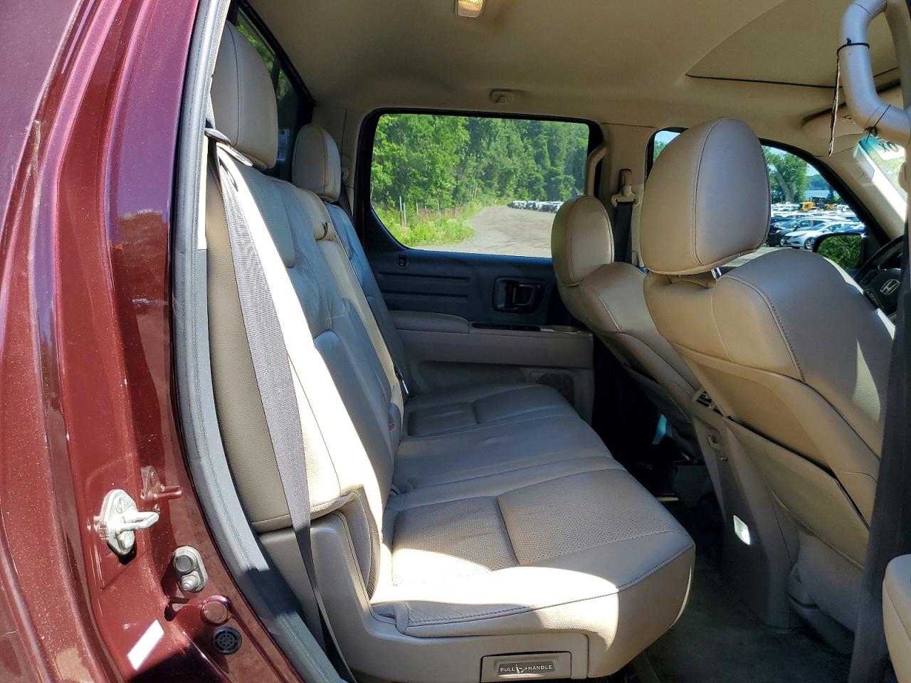 2012 Honda Ridgeline Rtl Темно-бордовый vin: 5FPYK1F51CB457239