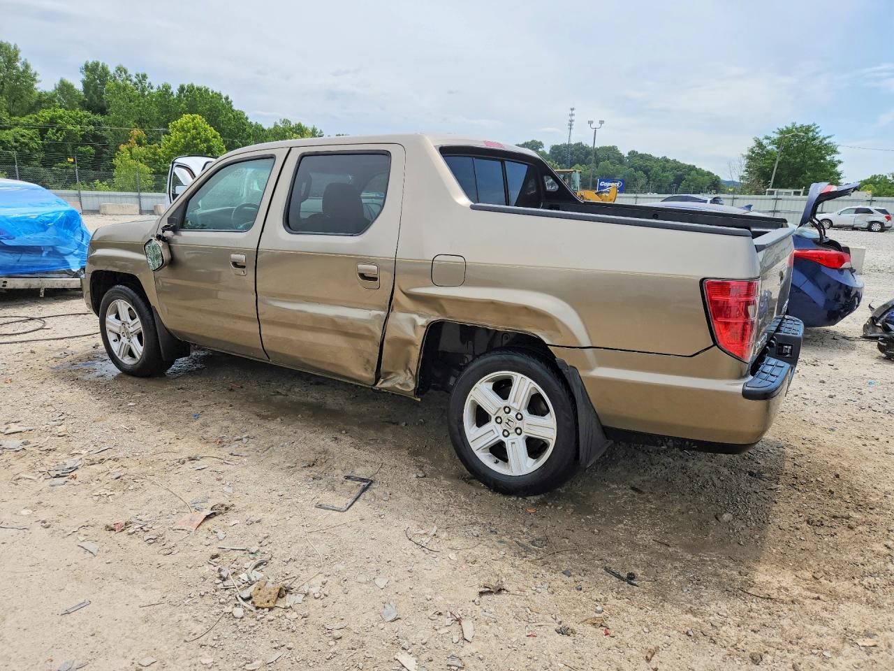 2011 Honda Ridgeline Rtl Tan vin: 5FPYK1F52BB002480