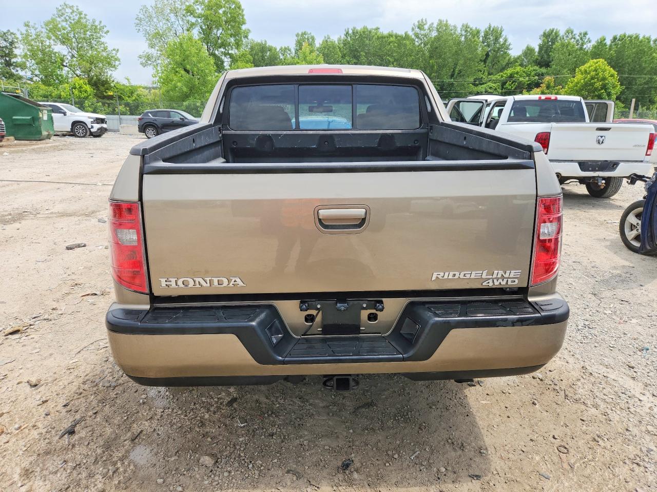 2011 Honda Ridgeline Rtl Tan vin: 5FPYK1F52BB002480
