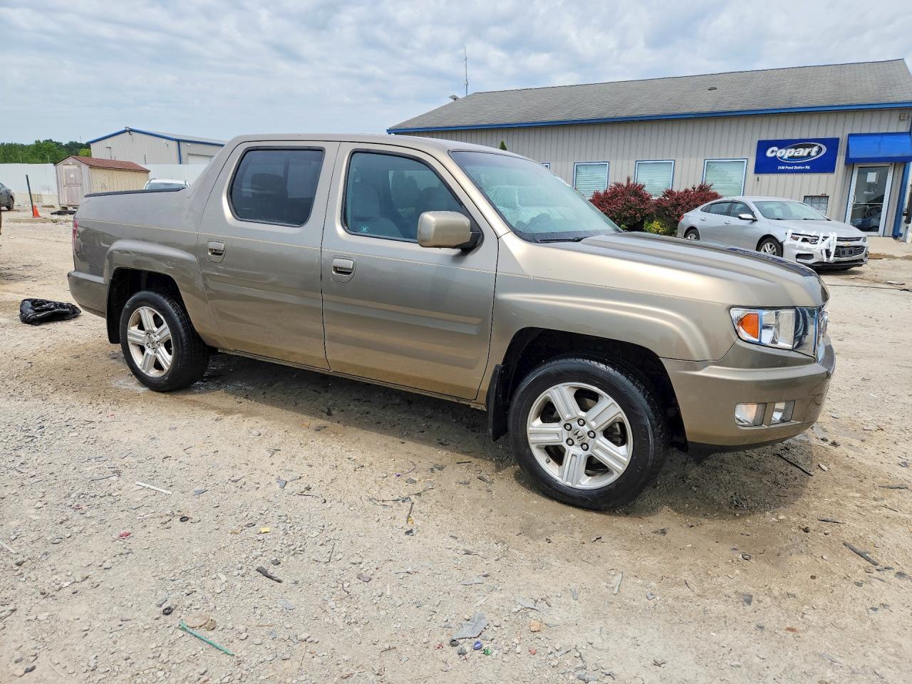 2011 Honda Ridgeline Rtl Tan vin: 5FPYK1F52BB002480
