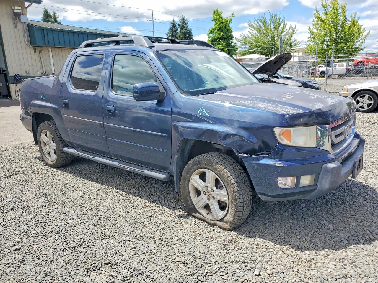 2011 Honda Ridgeline Rtl Charcoal vin: 5FPYK1F52BB003631
