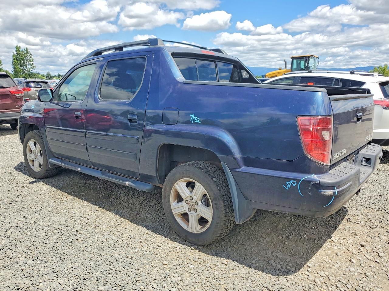 2011 Honda Ridgeline Rtl Charcoal vin: 5FPYK1F52BB003631