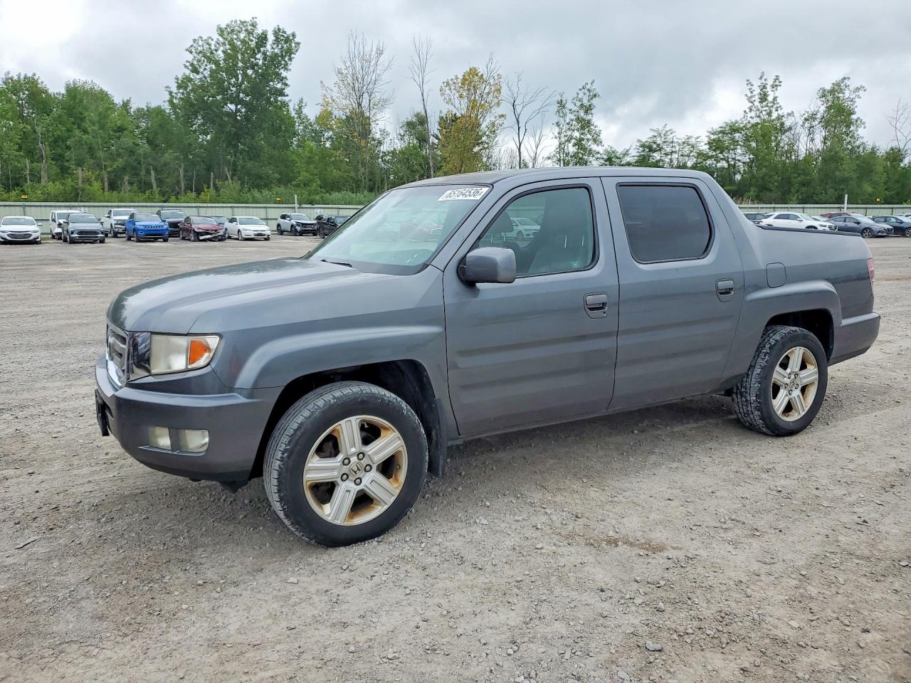 2011 Honda Ridgeline Rtl Silver vin: 5FPYK1F52BB003841
