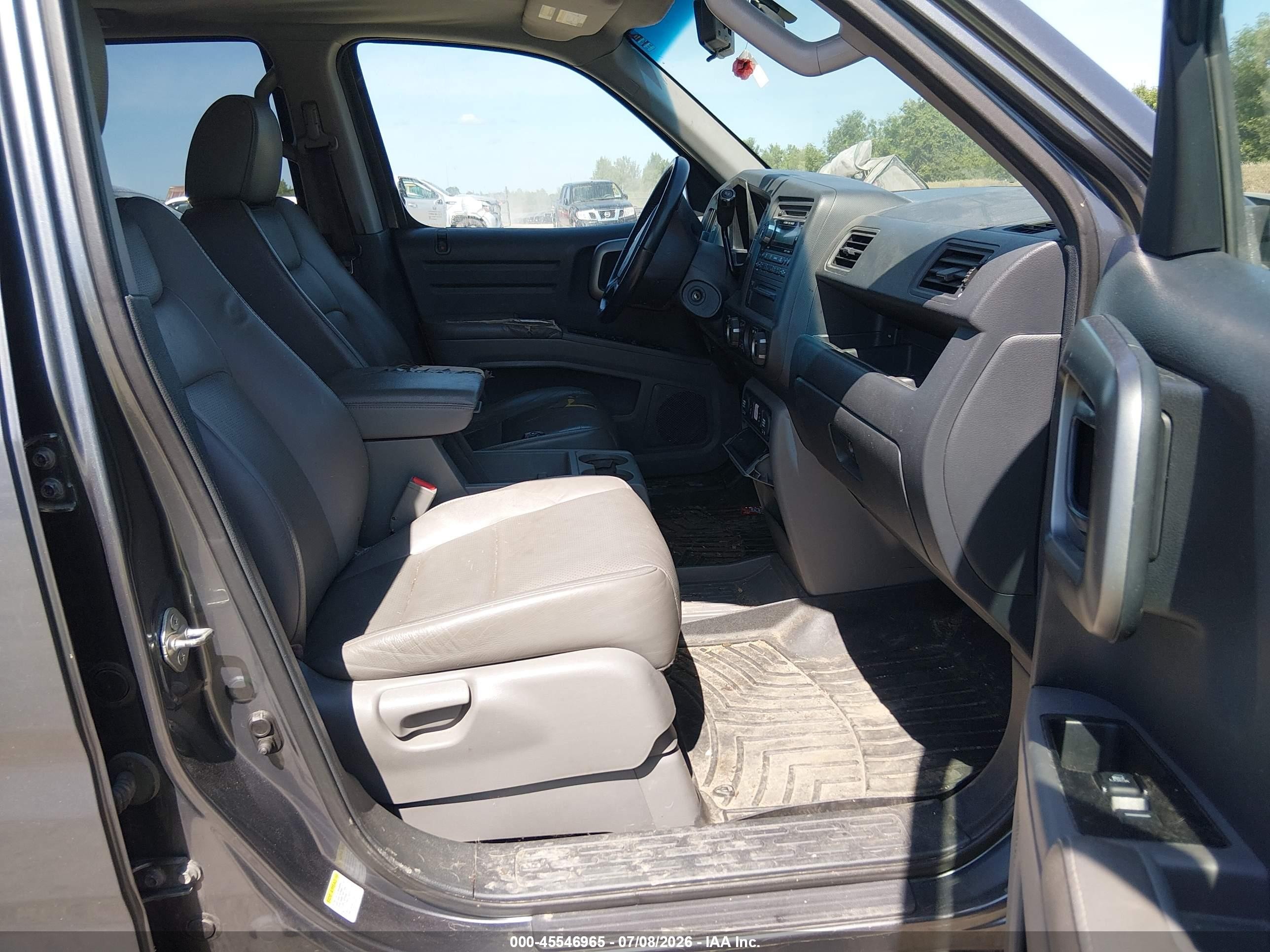 2011 Honda Ridgeline Rtl Gray vin: 5FPYK1F52BB455014