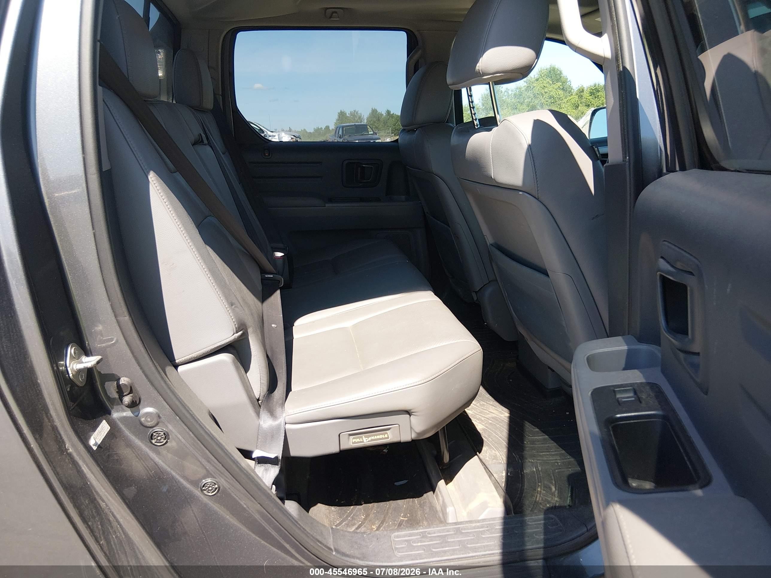 2011 Honda Ridgeline Rtl Gray vin: 5FPYK1F52BB455014