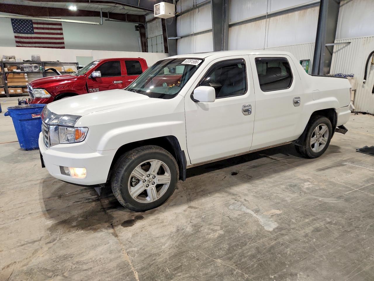2012 Honda Ridgeline Rtl Белый vin: 5FPYK1F52CB001699