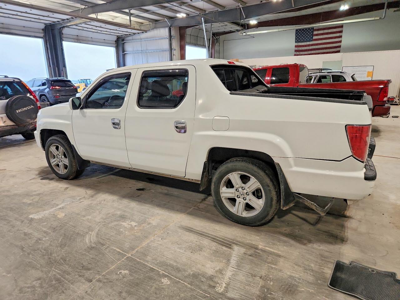 2012 Honda Ridgeline Rtl Белый vin: 5FPYK1F52CB001699