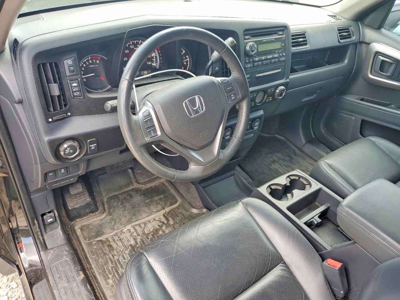 2012 Honda Ridgeline Rtl Black vin: 5FPYK1F52CB002903