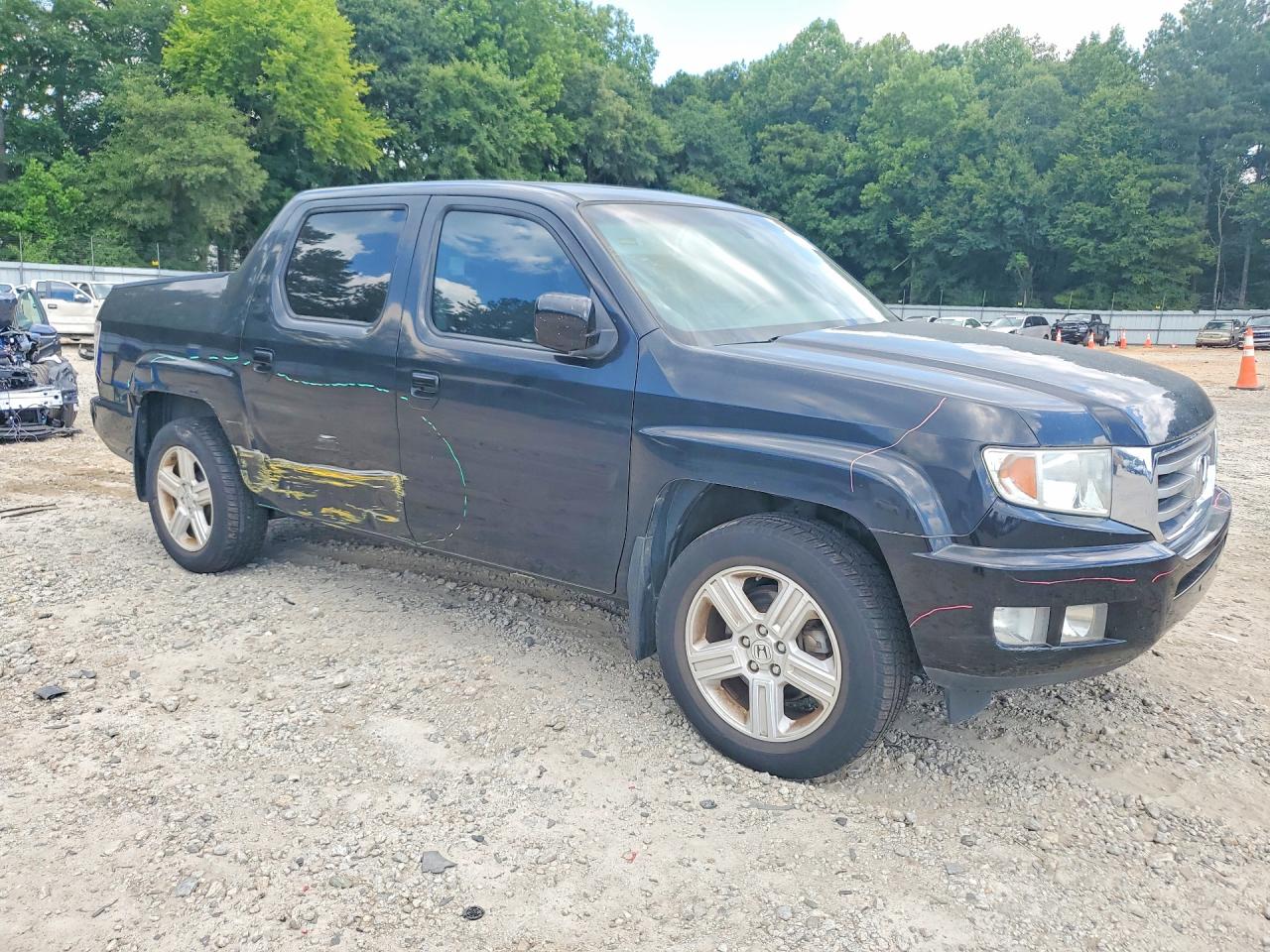 2012 Honda Ridgeline Rtl Black vin: 5FPYK1F52CB002903