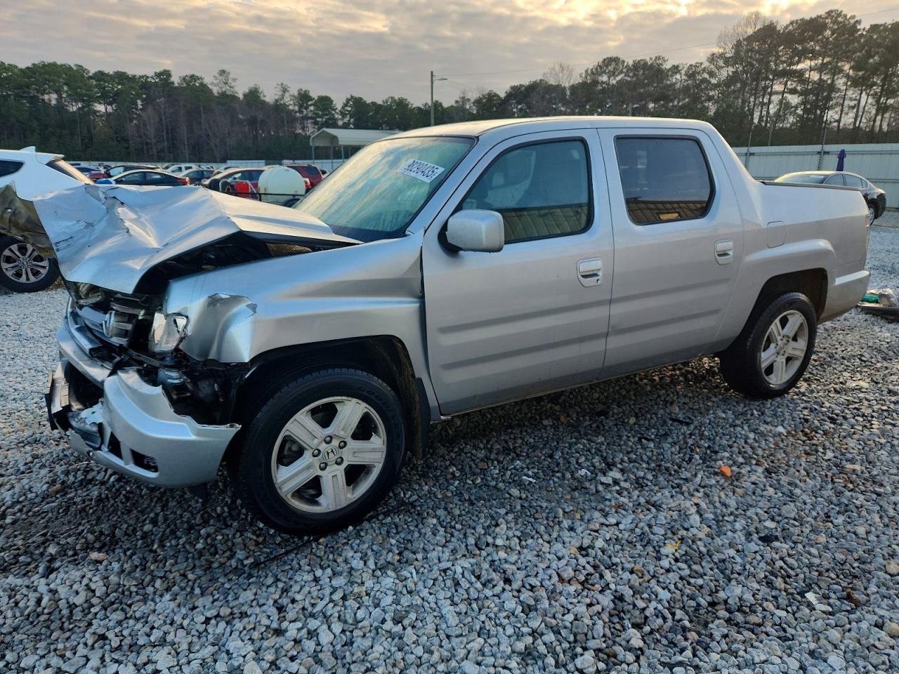 2013 Honda Ridgeline Rtl Серебряный vin: 5FPYK1F52DB006144