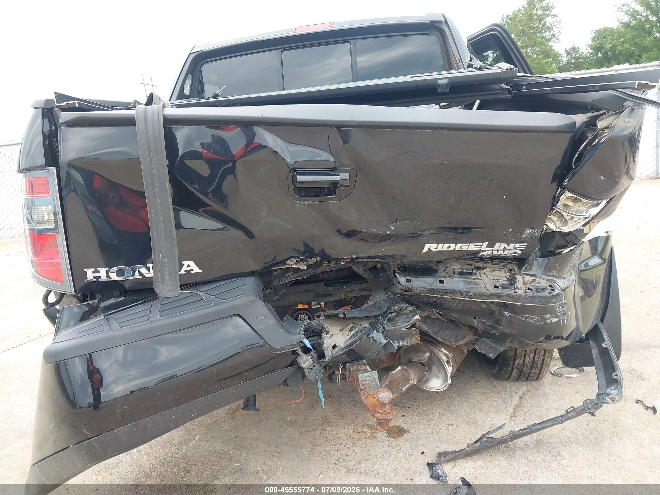 2013 Honda Ridgeline Rtl Black vin: 5FPYK1F52DB018133